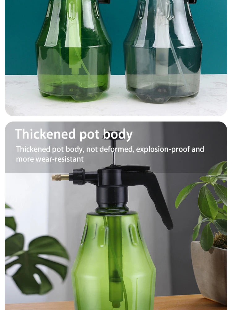 Compact Pressure Sprayer - Garden Watering & Plant Misting Bottle