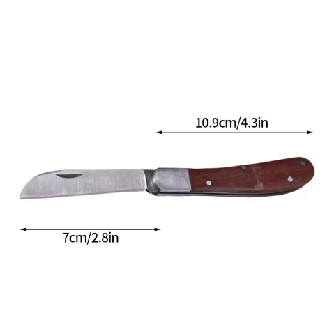 Foldable Grafting Knife – Stainless Steel Pruning Tool for Bonsai & Plants