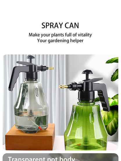 Compact Pressure Sprayer - Garden Watering & Plant Misting Bottle