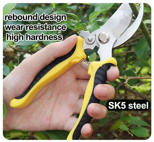 Professional Garden Pruning Shears - Sharp Branch Trimmer for Plants & Flowers